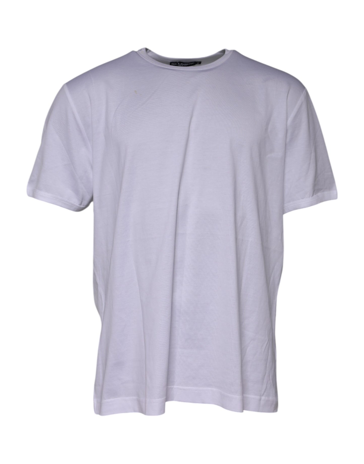White Crew Neck Short Sleeves T-shirt