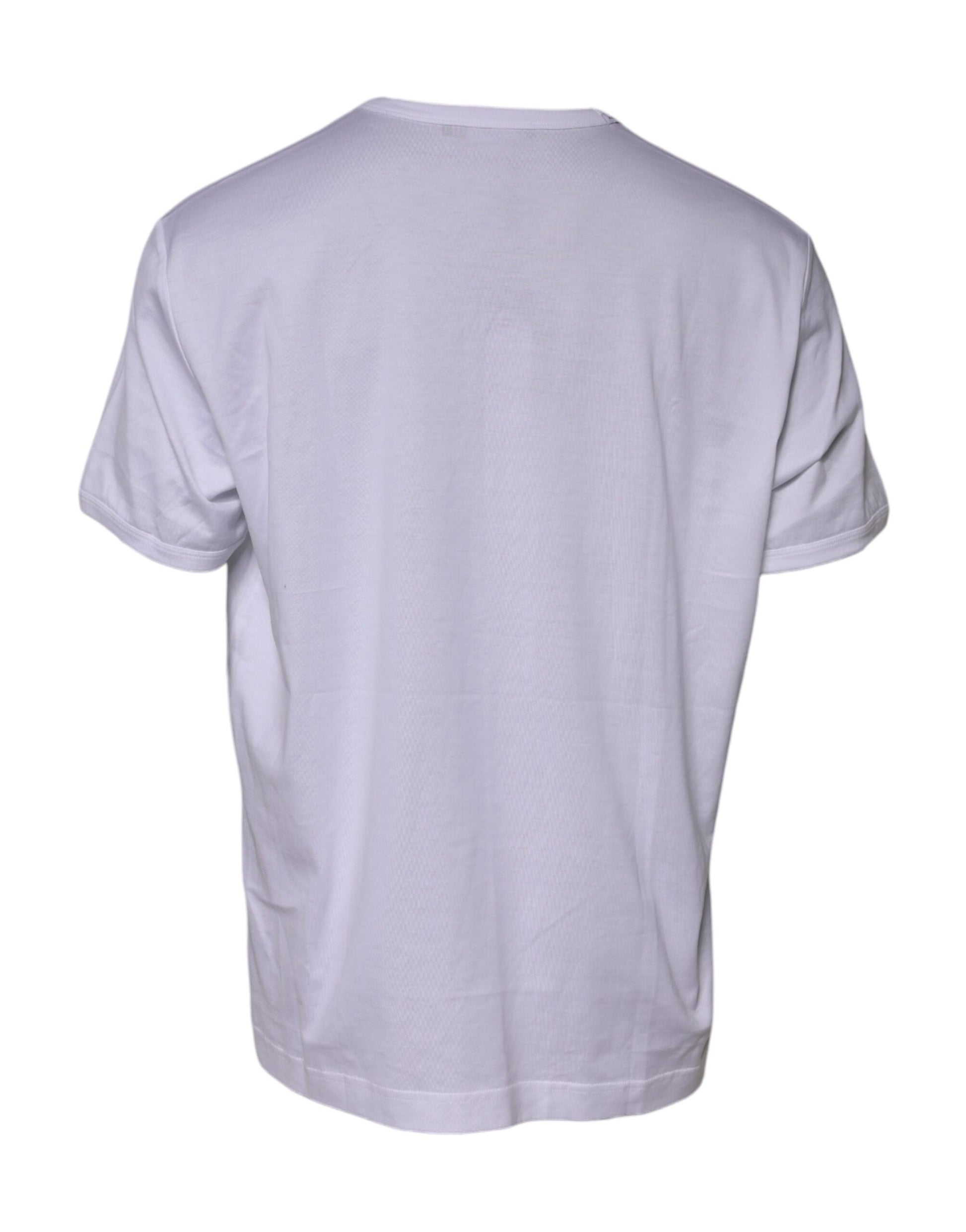 White Crew Neck Short Sleeves T-shirt