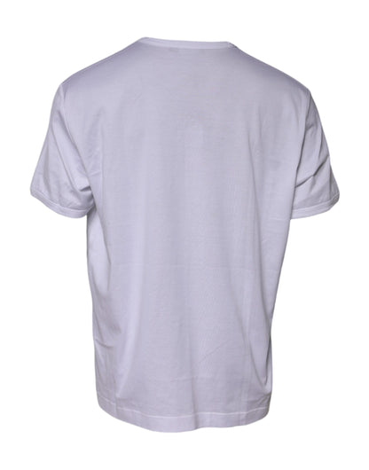 White Crew Neck Short Sleeves T-shirt