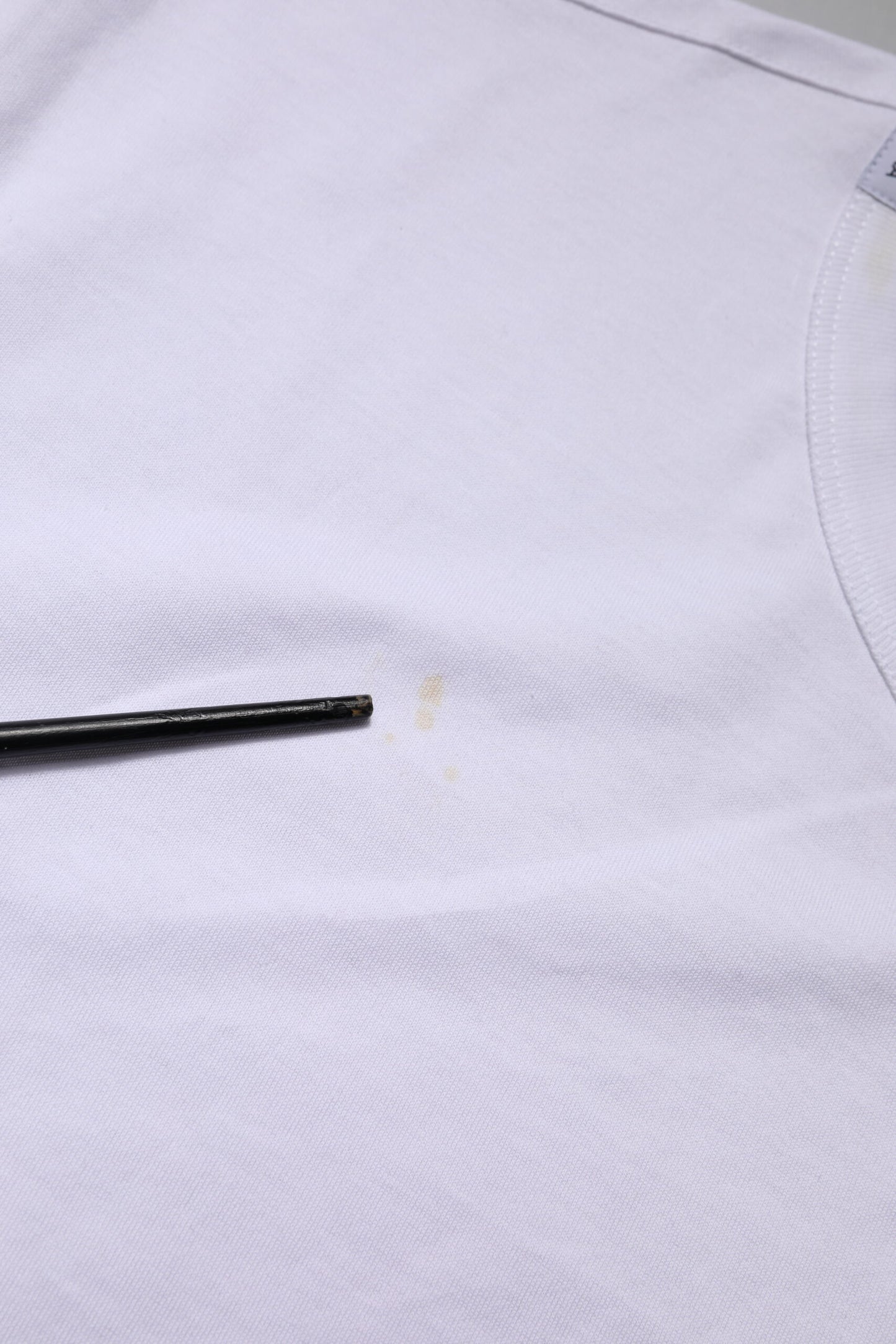 White Crew Neck Short Sleeves T-shirt