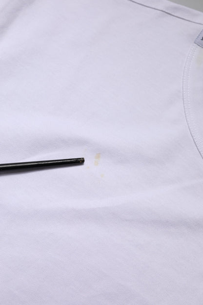 White Crew Neck Short Sleeves T-shirt