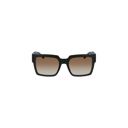 Brown Plastic Women Sunglass