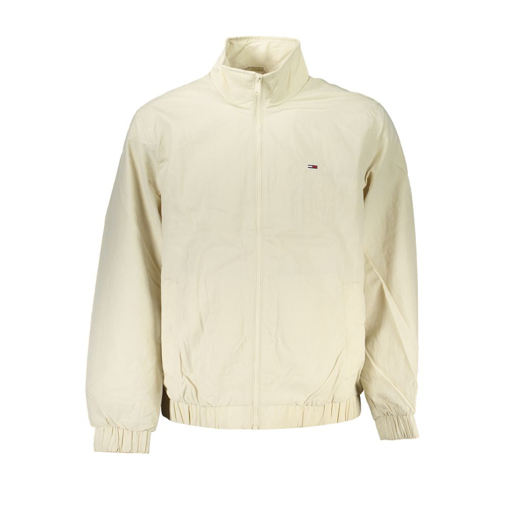 Chaqueta reciclada de manga larga beige