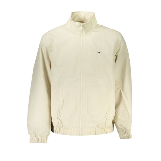 Chaqueta reciclada de manga larga beige