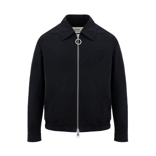 Chaqueta negra de poliéster