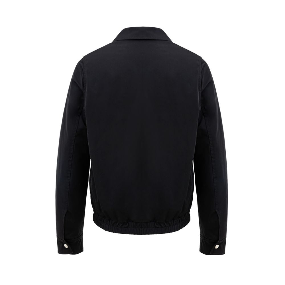 Chaqueta negra de poliéster