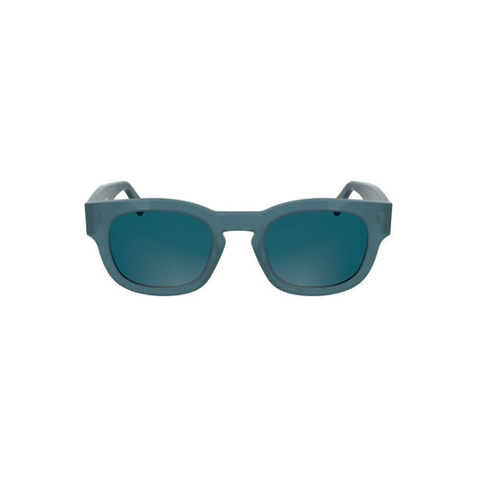 Gafas de sol de acetato azul para mujer