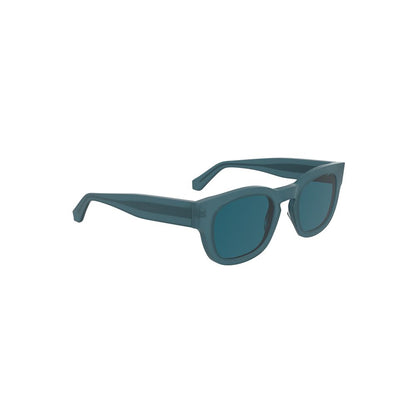 Gafas de sol de acetato azul para mujer