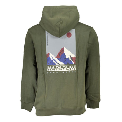 Jersey verde de algodón para hombre