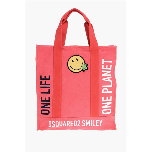 OLOP Canvas SMILEY Tote Bag