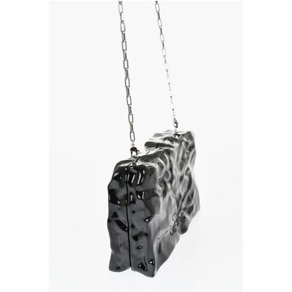 Embossed Crushed Sculpture Rigid Clutch
