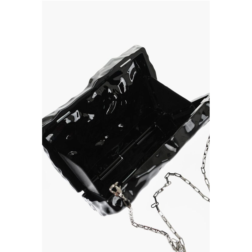Embossed Crushed Sculpture Rigid Clutch
