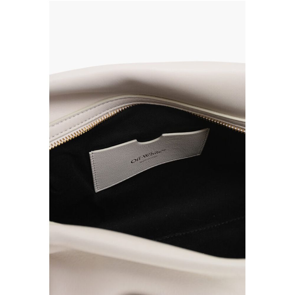 Solid Color Leather Clutch