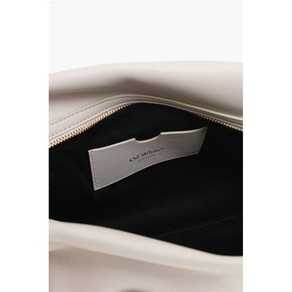 Solid Color Leather Clutch