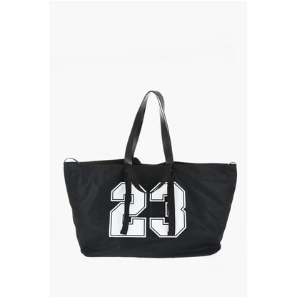 Perforated DAY OFF Weekend Bag with Contrast Print