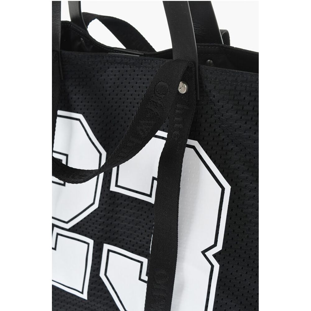 Perforated DAY OFF Weekend Bag with Contrast Print