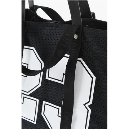 Perforated DAY OFF Weekend Bag with Contrast Print