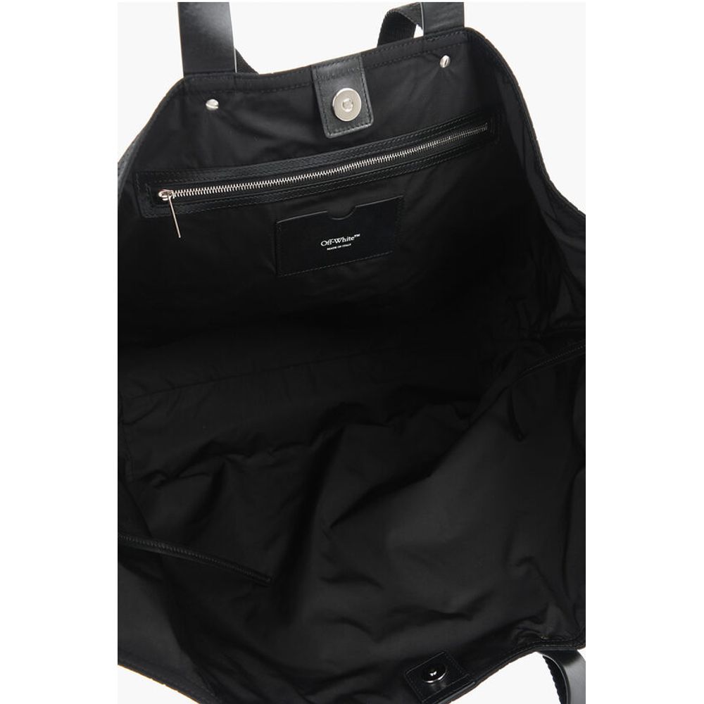 Perforated DAY OFF Weekend Bag with Contrast Print