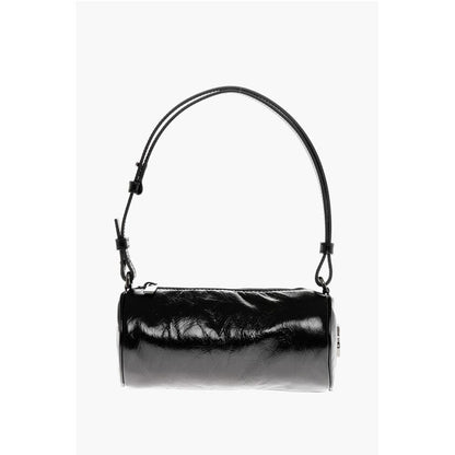 Leather TORPEDO Mini Bag with Silver Tone Logo