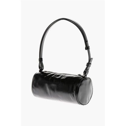 Leather TORPEDO Mini Bag with Silver Tone Logo