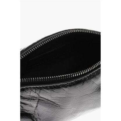 Leather TORPEDO Mini Bag with Silver Tone Logo