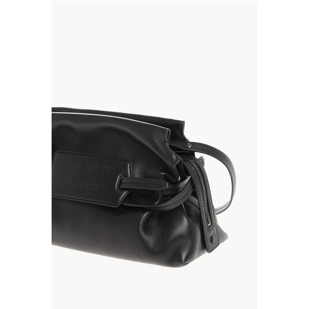 Solid Color Leather Clutch
