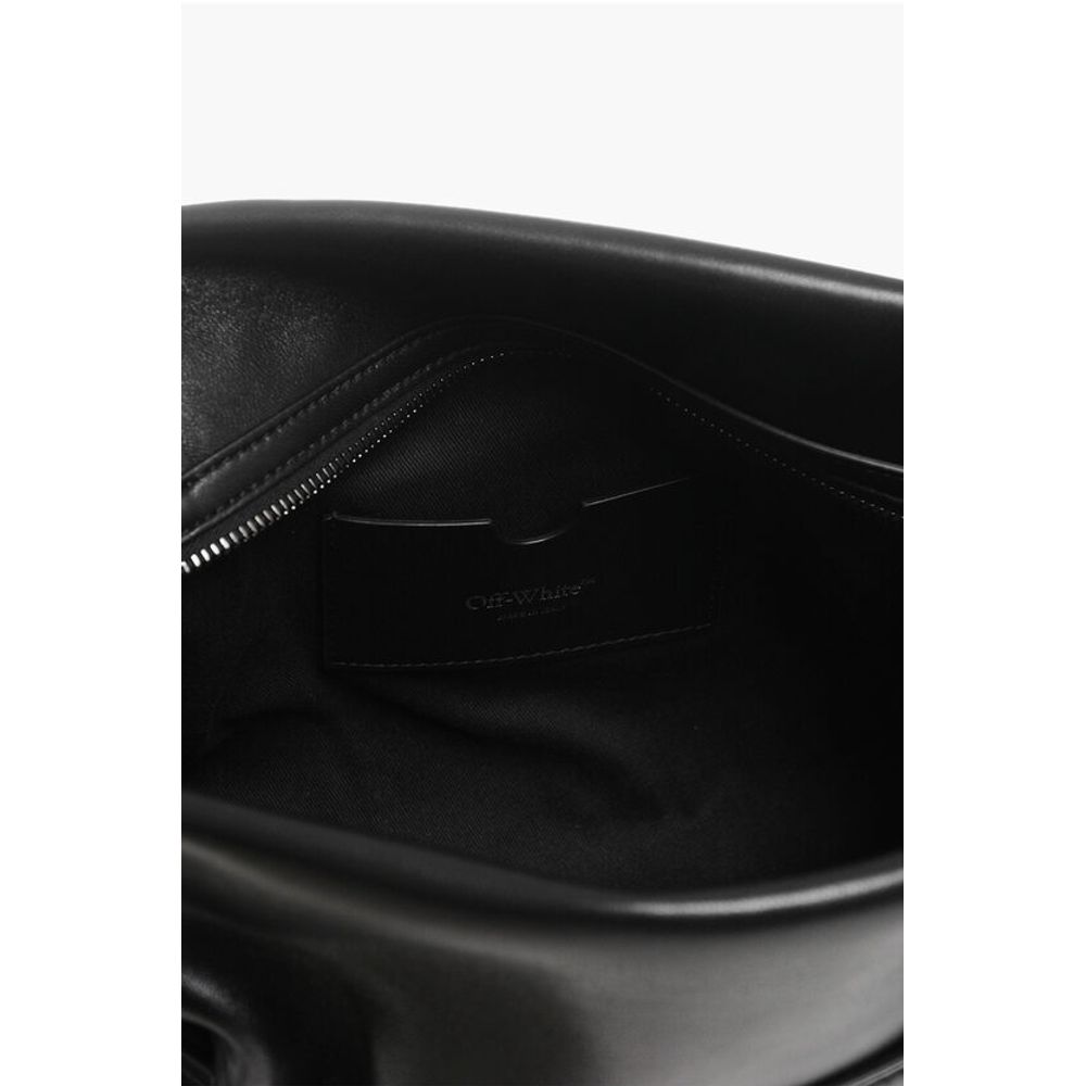 Solid Color Leather Clutch