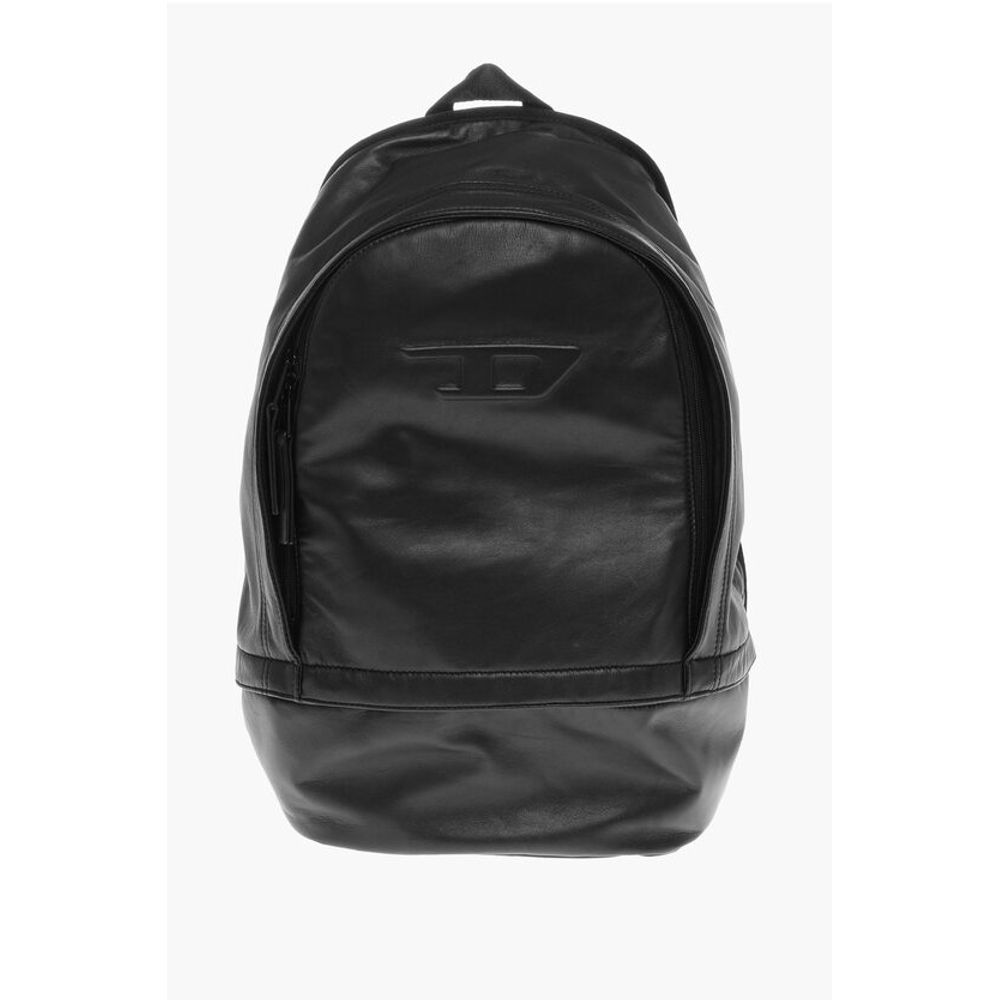 Solid Color Leather and Fabric RAVE Backpack
