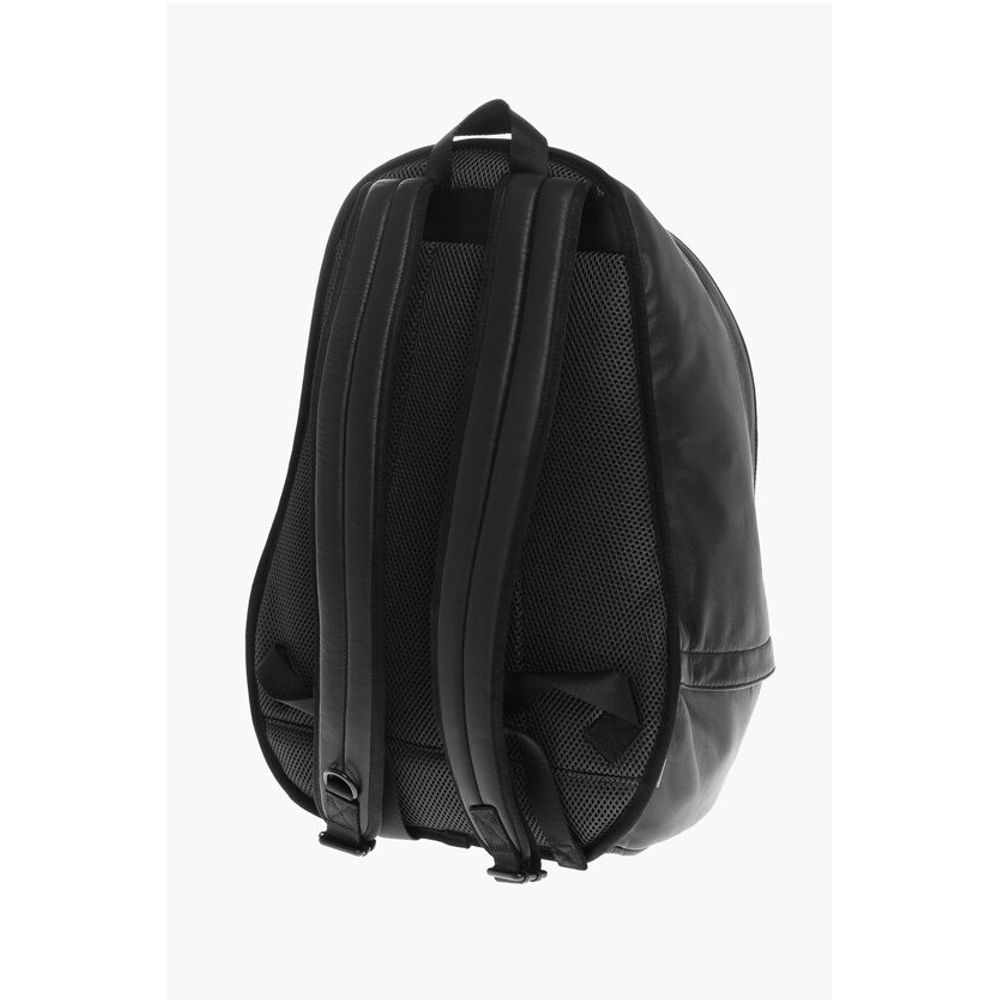 Solid Color Leather and Fabric RAVE Backpack