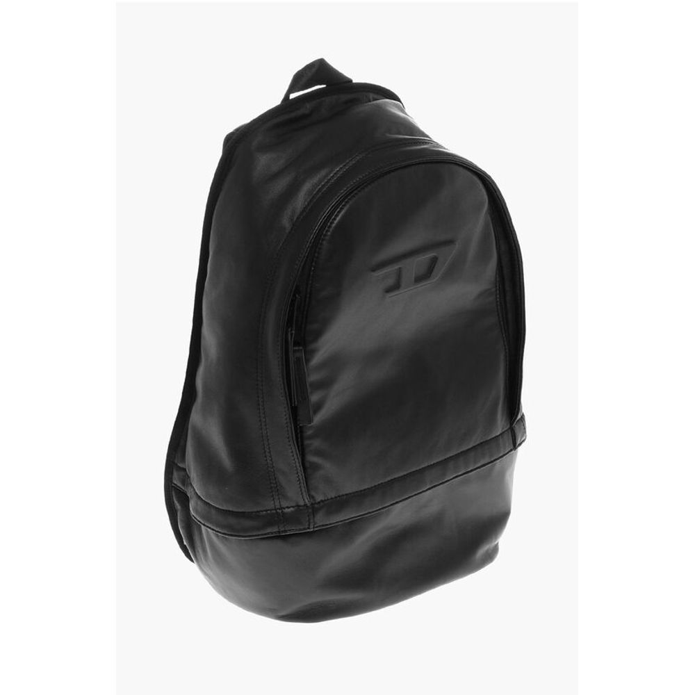 Solid Color Leather and Fabric RAVE Backpack