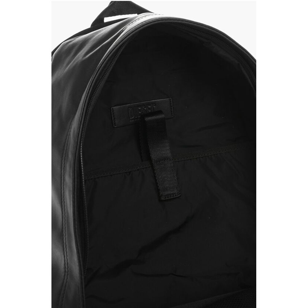Solid Color Leather and Fabric RAVE Backpack