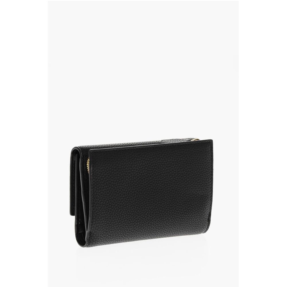 EMPORIO Textured Faux Leather Bi-Fold Wallet
