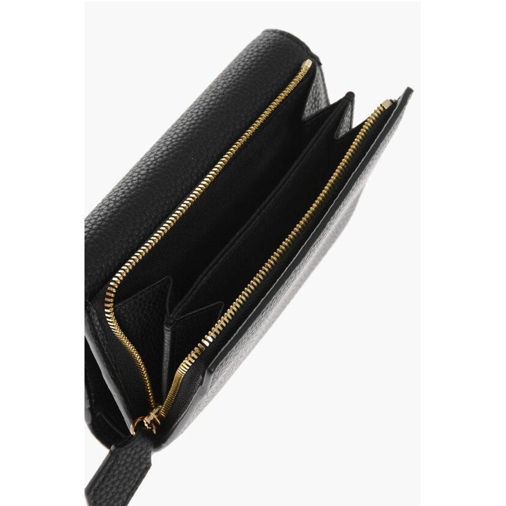 EMPORIO Textured Faux Leather Bi-Fold Wallet