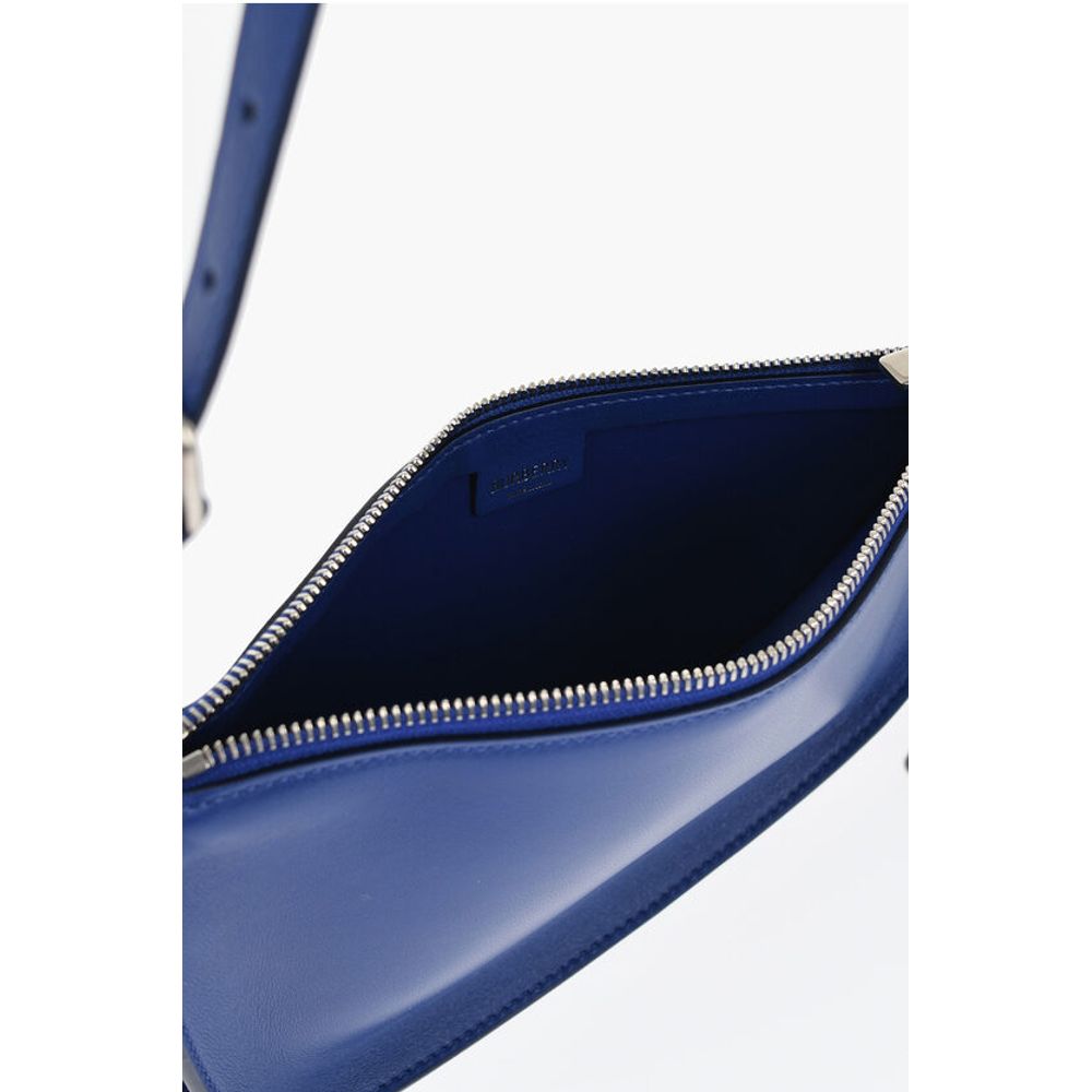 Leather SHIELD SLING Shoulder Bag with Silver-Tone Charm