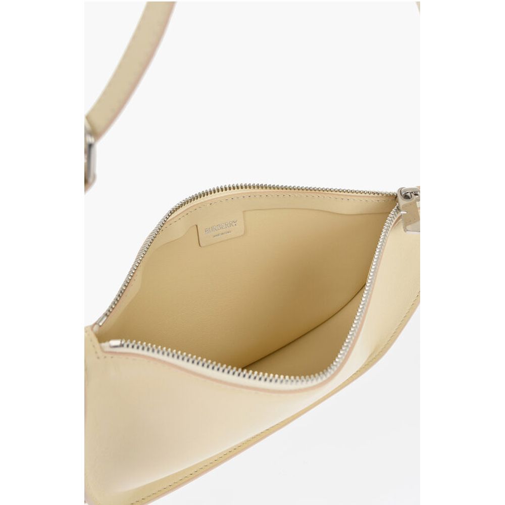 Leather SHIELD SLING Shoulder Bag with Silver-Tone Charm