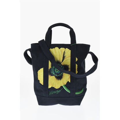 Cotton Twill Tote Bag with Maxi Embroidery
