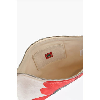 Cotton Twill Pouch With Embroidery