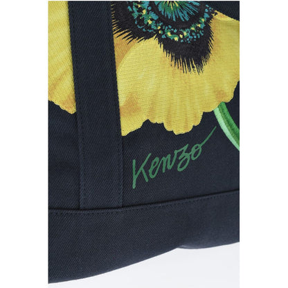 Cotton Twill Tote Bag with Maxi Embroidery