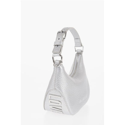 LOVE Textured Faux Leather Mini Hobo Bag