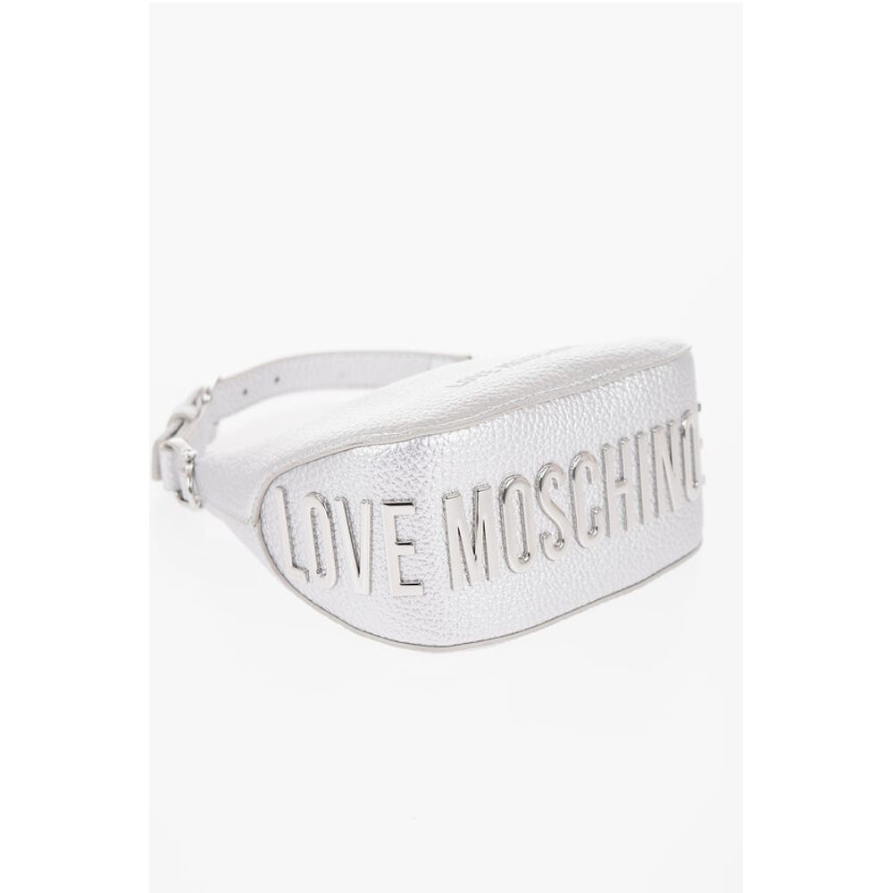 LOVE Textured Faux Leather Mini Hobo Bag