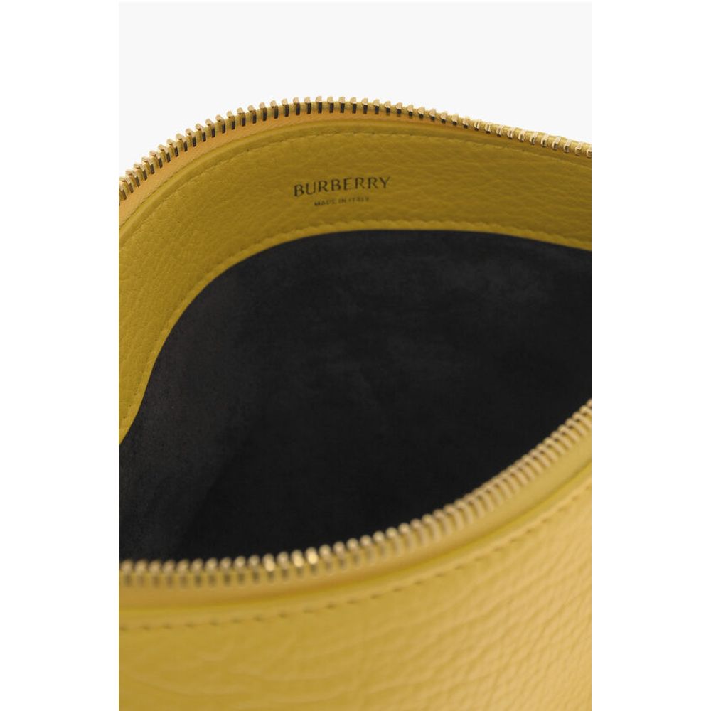 Textured Leather SM KNIGHT Shoulder Bag with Metal Details