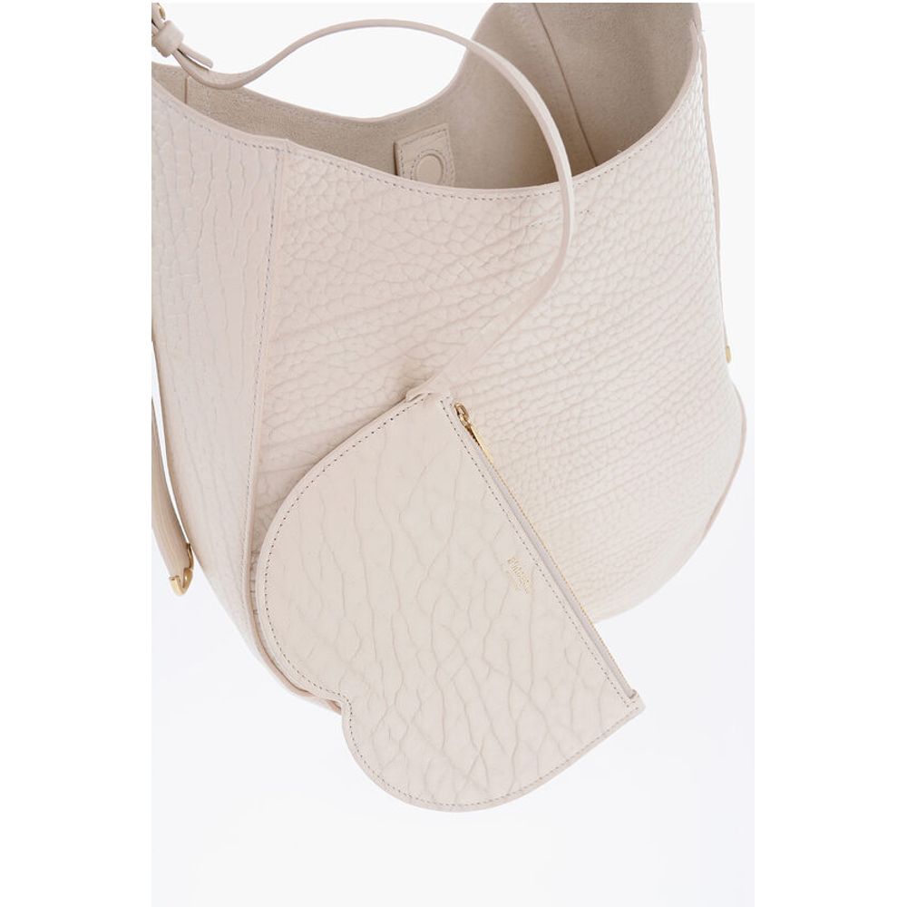 Grained Leather CHESS Bag with Removable Clutch