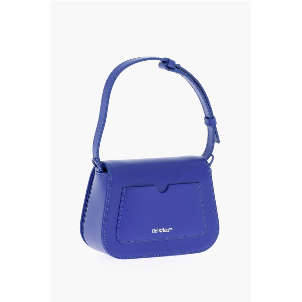 Solid Color Leather SKELETON BINDER Shoulder Bag