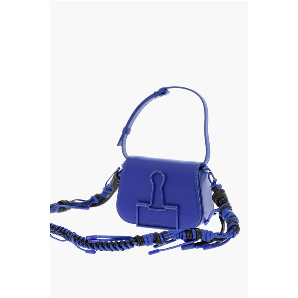 Solid Color Leather SKELETON BINDER Shoulder Bag