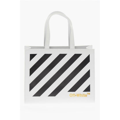 Leather Printed Tote Bag