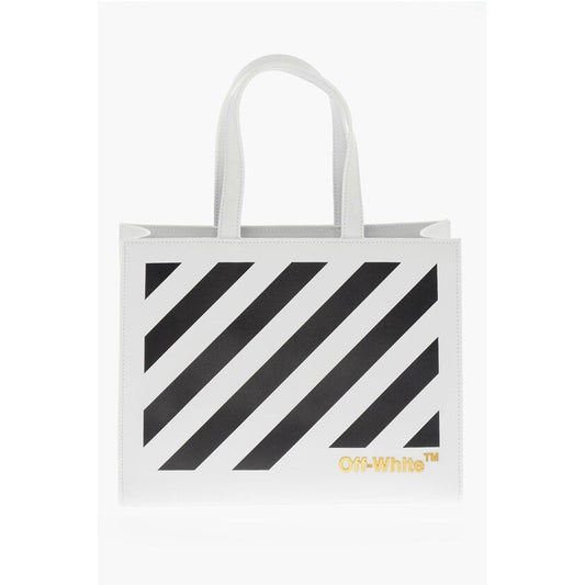 Leather Printed Tote Bag