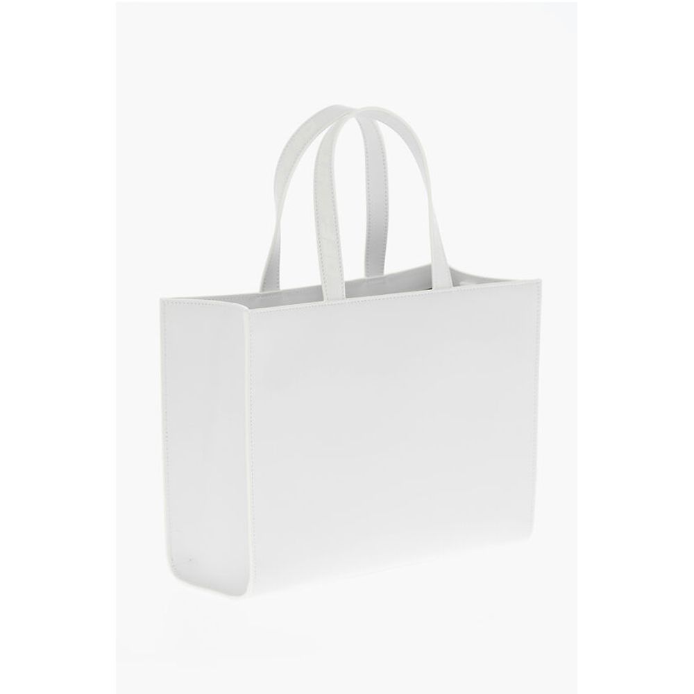 Leather Printed Tote Bag