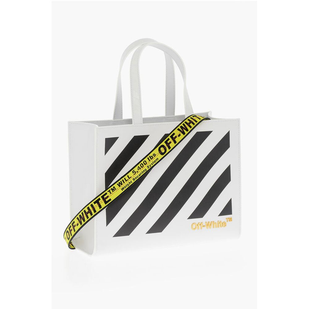 Leather Printed Tote Bag