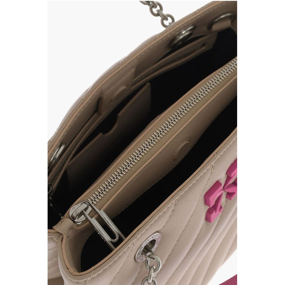 Quilted Leather JACKHAMMER Tote Bag with Contrasting Details