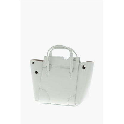 Leather BURROW Tote Bag with Cut-Out Details